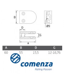 CC-702 PINZA COMENZA AISI-316 12-16.76