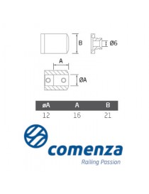 ST-326 SOP. TRANS.COMENZA AISI-316 Ø12mm