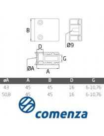 CC-725 6-10,76 PINZA COMENZA AISI-316