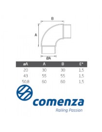 CT-201 CODO COMENZA AISI-316