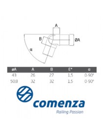 SA-409 CONECTOR COMENZA AISI-316