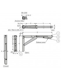 SOPORTE PLEGABLE EB-200